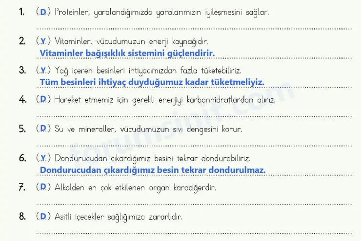4. Sınıf Fen Bilimleri Ders Kitabı Sayfa 69 Cevapları MEB Yayınları - 2 4. Sınıf Fen Bilimleri Ders Kitabı Sayfa 69 Cevapları MEB Yayınları - 2