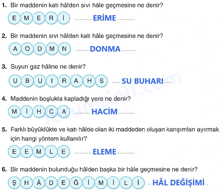 4. Sınıf Fen Bilimleri Sayfa 176 Cevapları Adım Adım 4. Sınıf Fen Bilimleri Sayfa 176 Cevapları Adım Adım