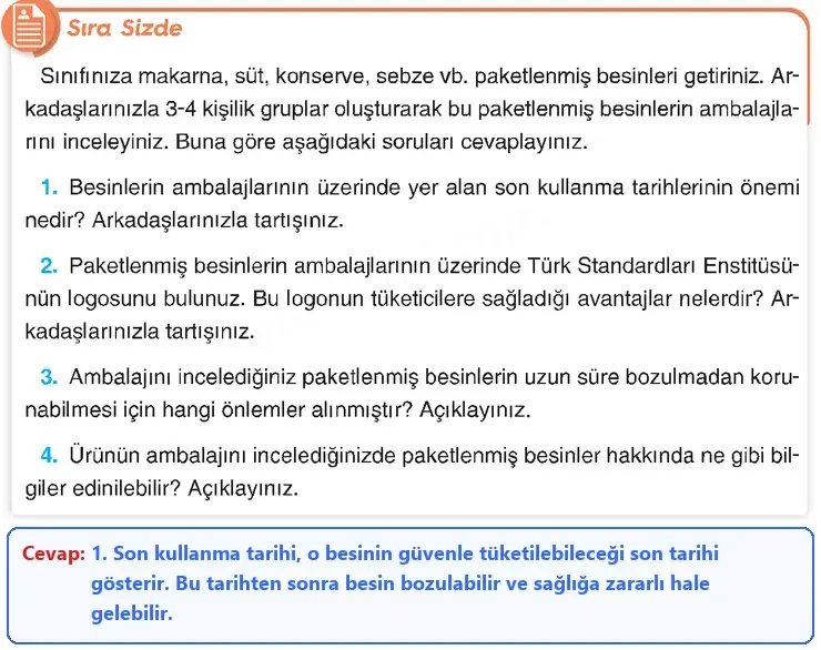 4. Sınıf Fen Bilimleri Ders Kitabı Sayfa 69 Cevapları Adım Adım Yayıncılık