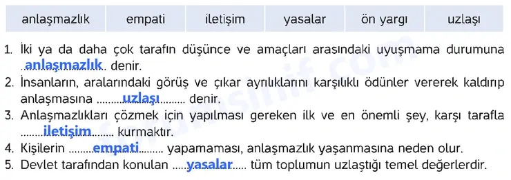 4. Sınıf İnsan Hakları Ders Kitabı Sayfa 68 Cevapları Hecce Yayıncılık 4. Sınıf İnsan Hakları Ders Kitabı Sayfa 68 Cevapları Hecce Yayıncılık