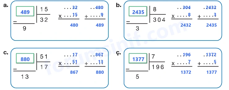 4. Sınıf Matematik Ders Kitabı Sayfa 109 Cevapları Beşgen Yayıncılık - 2 4. Sınıf Matematik Ders Kitabı Sayfa 109 Cevapları Beşgen Yayıncılık - 2