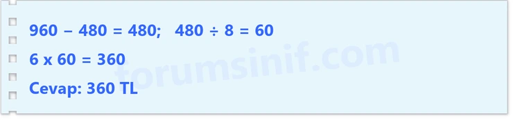 4. Sınıf Matematik Ders Kitabı Sayfa 140 Cevapları Beşgen Yayıncılık - 4