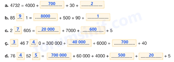 4. Sınıf Matematik Ders Kitabı Sayfa 26 Cevapları Beşgen Yayıncılık 4. Sınıf Matematik Ders Kitabı Sayfa 26 Cevapları Beşgen Yayıncılık