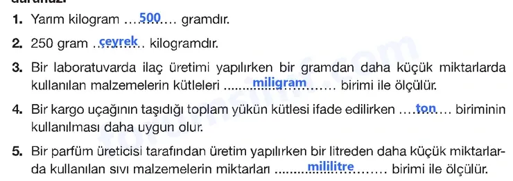4. Sınıf Matematik Ders Kitabı Sayfa 296 Cevapları Beşgen Yayıncılık - 2 4. Sınıf Matematik Ders Kitabı Sayfa 296 Cevapları Beşgen Yayıncılık - 2