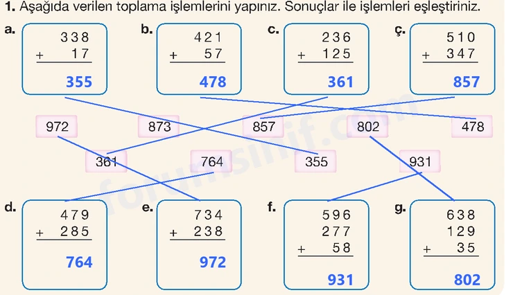 4. Sınıf Matematik Ders Kitabı Sayfa 37 Cevapları Beşgen Yayıncılık