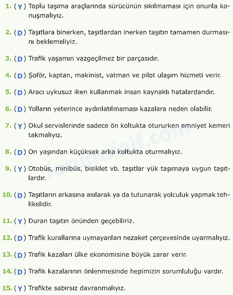 4. Sınıf Trafik Güvenliği Ders Kitabı Sayfa 55 Cevapları Anka Yayınevi 4. Sınıf Trafik Güvenliği Ders Kitabı Sayfa 55 Cevapları Anka Yayınevi