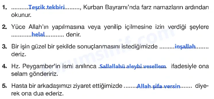 4. Sınıf Din Kültürü Ders Kitabı Sayfa 28 Cevapları MEB Yayınları 4. Sınıf Din Kültürü Ders Kitabı Sayfa 28 Cevapları MEB Yayınları