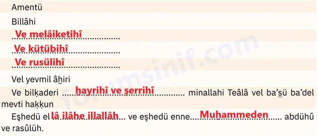 4. Sınıf Din Kültürü Ders Kitabı Sayfa 61 Cevapları SDR İpekyolu Yayıncılık 4. Sınıf Din Kültürü Ders Kitabı Sayfa 61 Cevapları SDR İpekyolu Yayıncılık