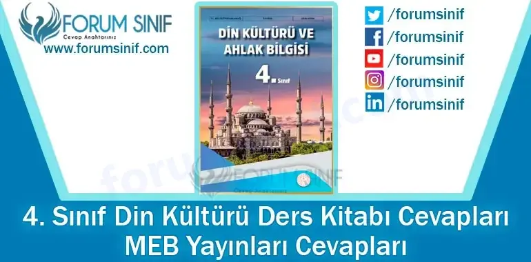 4. Sınıf Din Kültürü Ders Kitabı Sayfa Cevapları MEB Yayınları 4. Sınıf Din Kültürü Ders Kitabı Sayfa Cevapları MEB Yayınları