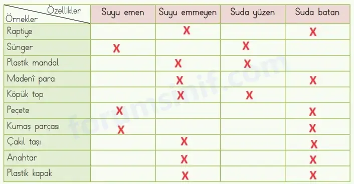 4. Sınıf Fen Bilimleri Ders Kitabı Sayfa 101 Cevapları MEB Yayınları