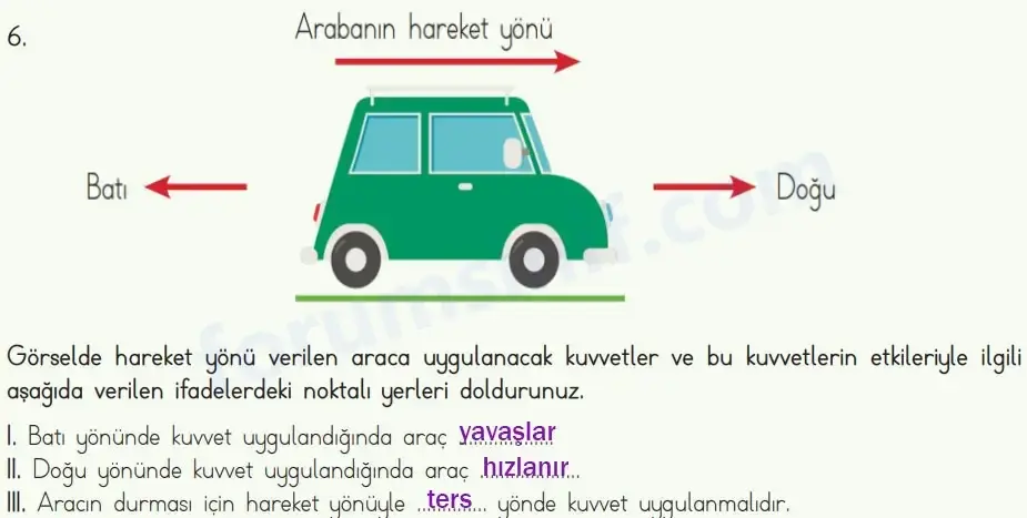4. Sınıf Fen Bilimleri Ders Kitabı Sayfa 93 Cevapları MEB Yayınları