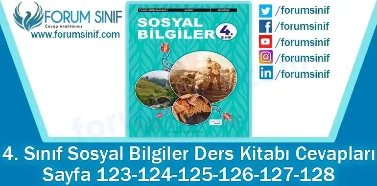 4. Sınıf Sosyal Bilgiler Ders Kitabı 123-124-125-126-127-128. Sayfa Cevapları Hecce Yayıncılık 4. Sınıf Sosyal Bilgiler Ders Kitabı 123-124-125-126-127-128. Sayfa Cevapları Hecce Yayıncılık