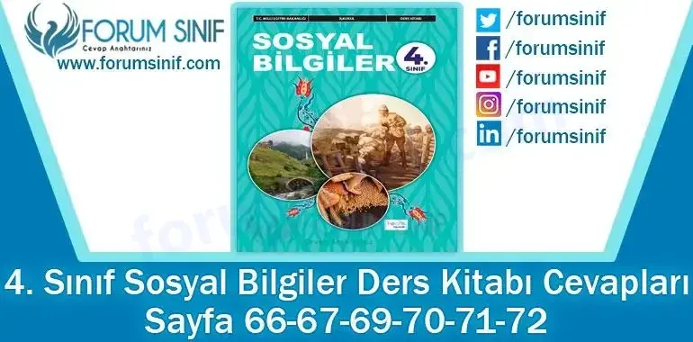 4. Sınıf Sosyal Bilgiler Ders Kitabı 66-67-69-70-71-72. Sayfa Cevapları Hecce Yayıncılık 4. Sınıf Sosyal Bilgiler Ders Kitabı 66-67-69-70-71-72. Sayfa Cevapları Hecce Yayıncılık