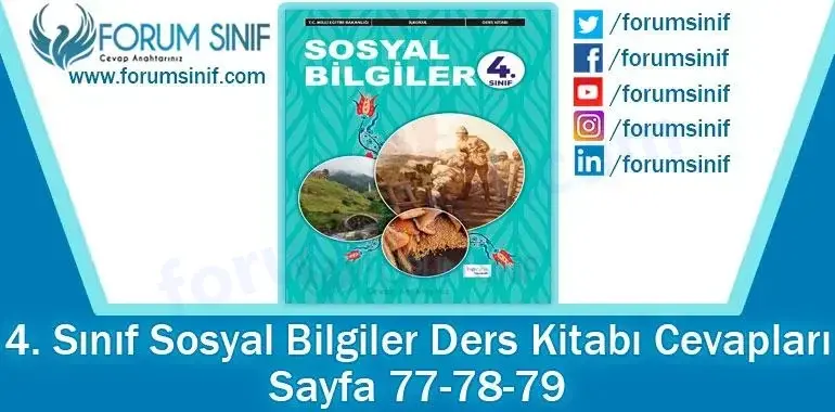 4. Sınıf Sosyal Bilgiler Ders Kitabı 77-78-79. Sayfa Cevapları Hecce Yayıncılık 4. Sınıf Sosyal Bilgiler Ders Kitabı 77-78-79. Sayfa Cevapları Hecce Yayıncılık