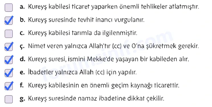 5. Sınıf Din Kültürü Sayfa 156 Cevapları MEB Yayınları 5. Sınıf Din Kültürü Sayfa 156 Cevapları MEB Yayınları
