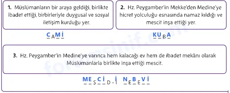 5. Sınıf Din Kültürü Sayfa 176 Cevapları MEB Yayınları - 3