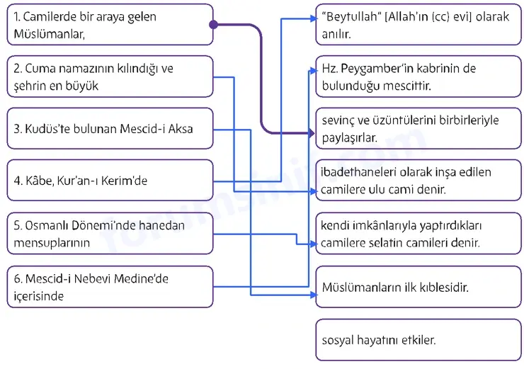 5. Sınıf Din Kültürü Sayfa 182 Cevapları MEB Yayınları 5. Sınıf Din Kültürü Sayfa 182 Cevapları MEB Yayınları