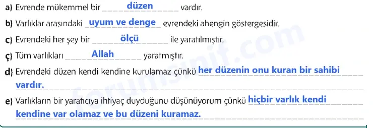5. Sınıf Din Kültürü Sayfa 23 Cevapları MEB Yayınları 5. Sınıf Din Kültürü Sayfa 23 Cevapları MEB Yayınları