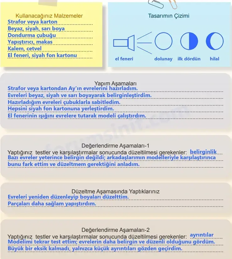 5. Sınıf Fen Bilimleri Sayfa 41 Cevapları 1. Kitap 5. Sınıf Fen Bilimleri Sayfa 41 Cevapları 1. Kitap