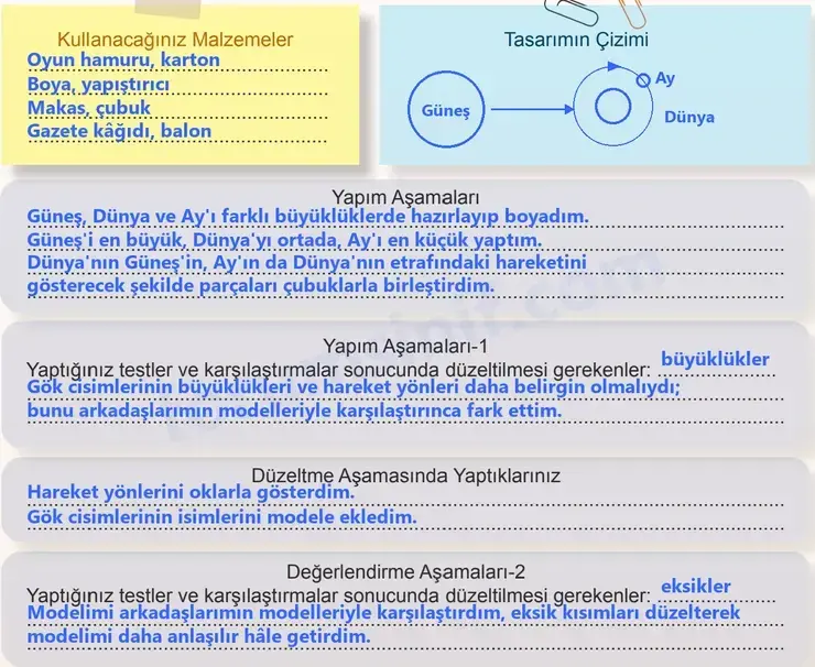 5. Sınıf Fen Bilimleri Sayfa 45 Cevapları 1. Kitap 5. Sınıf Fen Bilimleri Sayfa 45 Cevapları 1. Kitap