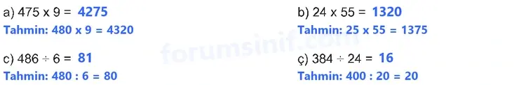 5. Sınıf Matematik Ders Kitabı Sayfa 110 Cevapları Birinci Kitap - 4 5. Sınıf Matematik Ders Kitabı Sayfa 110 Cevapları Birinci Kitap - 4
