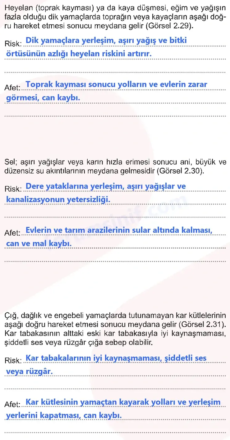 5. Sınıf Sosyal Bilgiler Ders Kitabı Sayfa 75 Cevapları 1. Kitap