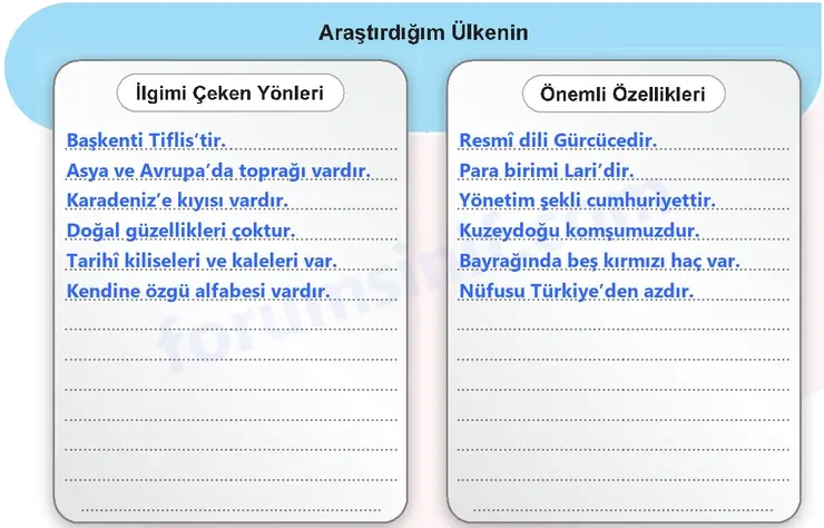 5. Sınıf Sosyal Bilgiler Ders Kitabı Sayfa 91 Cevapları 1. Kitap - 2