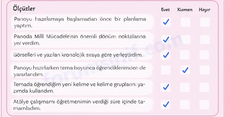 5. Sınıf Türkçe Ders Kitabı Sayfa 113 Cevapları 1. Kitap