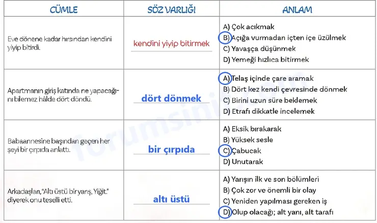 5. Sınıf Türkçe Ders Kitabı Sayfa 156 Cevapları 1. Kitap 5. Sınıf Türkçe Ders Kitabı Sayfa 156 Cevapları 1. Kitap