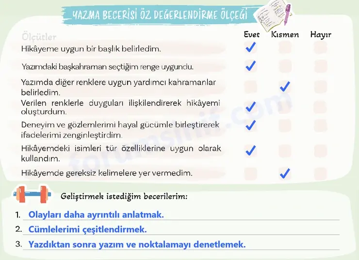 5. Sınıf Türkçe Ders Kitabı Sayfa 173 Cevapları 1. Kitap - 2 5. Sınıf Türkçe Ders Kitabı Sayfa 173 Cevapları 1. Kitap - 2
