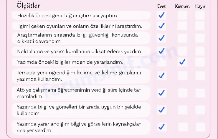 5. Sınıf Türkçe Ders Kitabı Sayfa 59 Cevapları 1. Kitap 5. Sınıf Türkçe Ders Kitabı Sayfa 59 Cevapları 1. Kitap