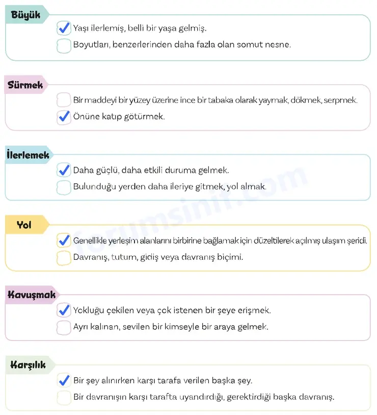5. Sınıf Türkçe Ders Kitabı Sayfa 92 Cevapları 1. Kitap 5. Sınıf Türkçe Ders Kitabı Sayfa 92 Cevapları 1. Kitap