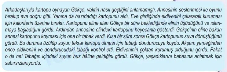 5. Sınıf Fen Bilimleri Ders Kitabı Sayfa 75 Cevapları MEB Yayınları
