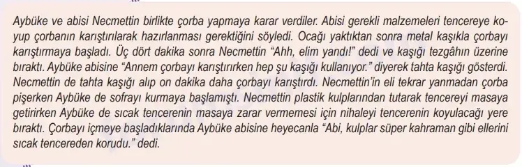5. Sınıf Fen Bilimleri Ders Kitabı Sayfa 86 Cevapları MEB Yayınları