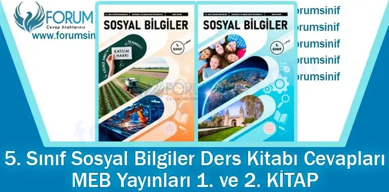 5. Sınıf Sosyal Bilgiler Ders Kitabı Cevapları MEB Yayınları