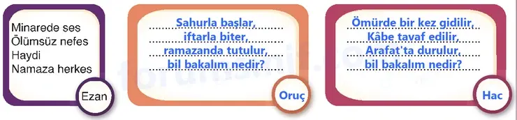 6. Sınıf Din Kültürü Sayfa 163 Cevapları MEB Yayınları