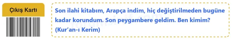 6. Sınıf Din Kültürü Sayfa 29 Cevapları MEB Yayınları