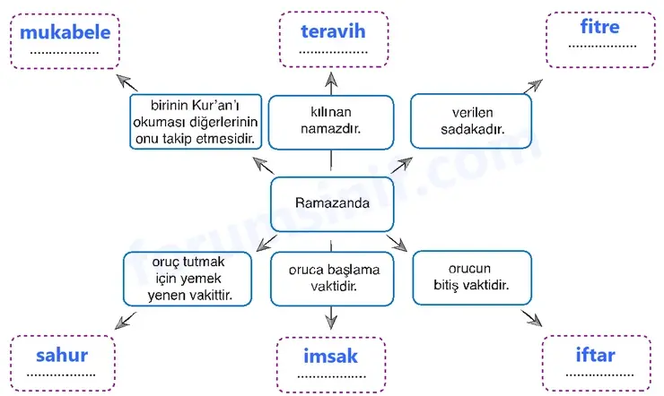 6. Sınıf Din Kültürü Sayfa 55 Cevapları MEB Yayınları 6. Sınıf Din Kültürü Sayfa 55 Cevapları MEB Yayınları
