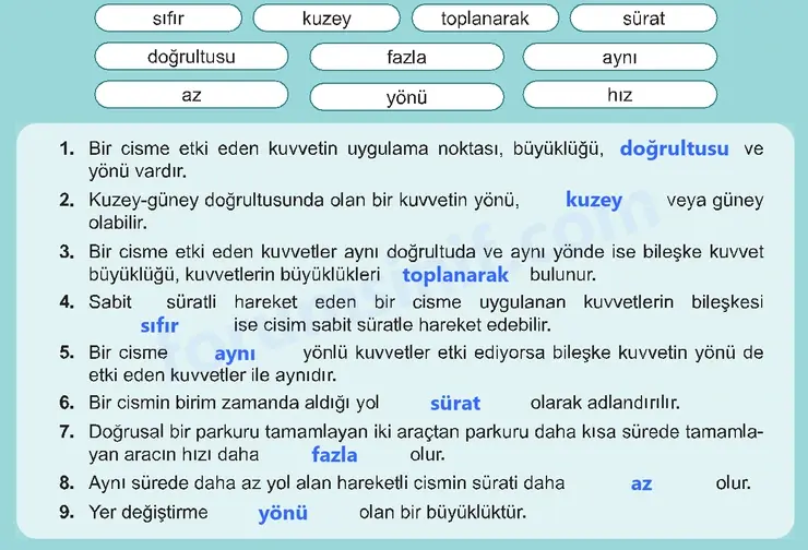 6. Sınıf Fen Bilimleri Ders Kitabı Sayfa 75 Cevapları 6. Sınıf Fen Bilimleri Ders Kitabı Sayfa 75 Cevapları