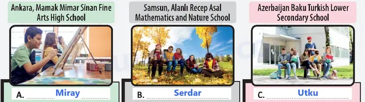 6. Sınıf İngilizce Ders Kitabı Sayfa 38 Cevapları MEB Yayınları - 2