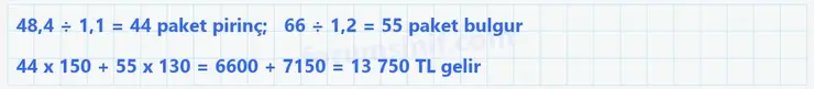 6. Sınıf Matematik Ders Kitabı Sayfa 141 Cevapları 1. Kitap - 2