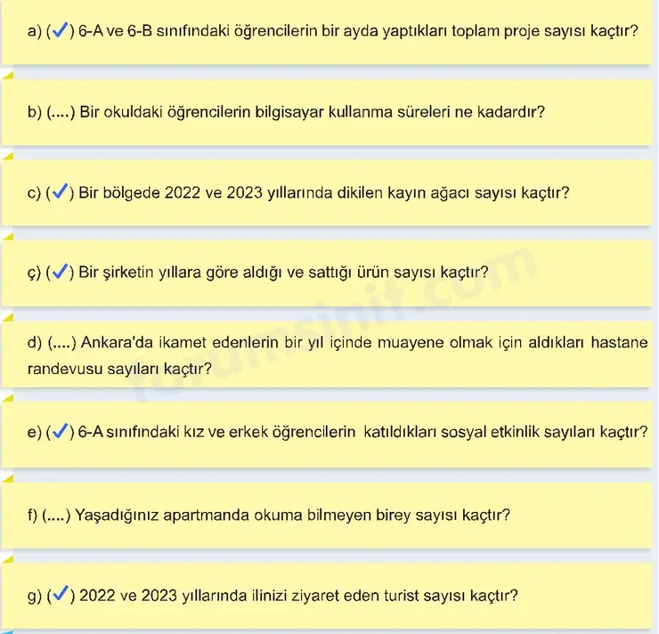 6. Sınıf Matematik Ders Kitabı Sayfa 169 Cevapları 1. Kitap 6. Sınıf Matematik Ders Kitabı Sayfa 169 Cevapları 1. Kitap