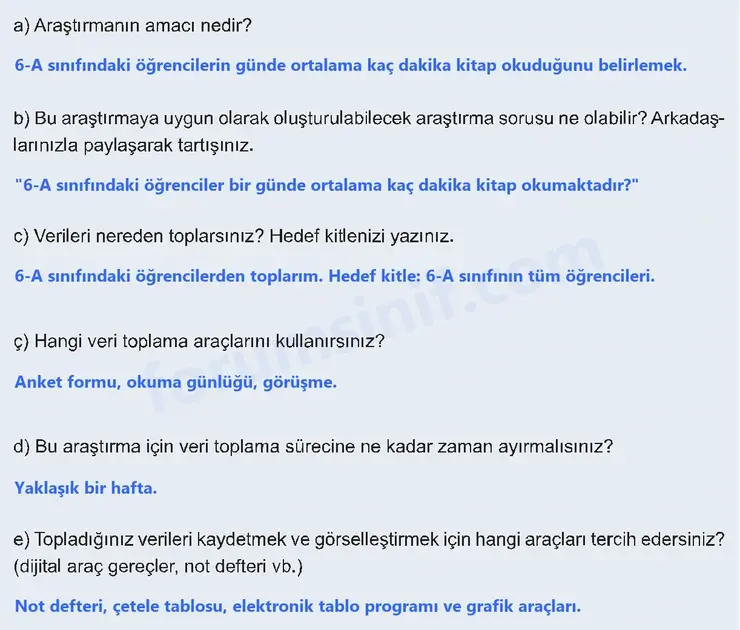 6. Sınıf Matematik Ders Kitabı Sayfa 173 Cevapları 1. Kitap