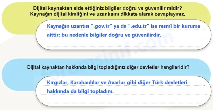 6. Sınıf Sosyal Bilgiler Ders Kitabı Sayfa 125 Cevapları 1. Kitap 6. Sınıf Sosyal Bilgiler Ders Kitabı Sayfa 125 Cevapları 1. Kitap