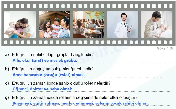6. Sınıf Sosyal Bilgiler Ders Kitabı Sayfa 50 Cevapları 1. Kitap