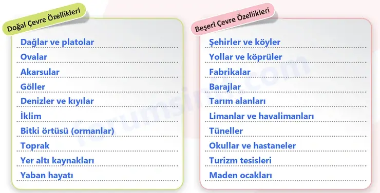 6. Sınıf Sosyal Bilgiler Ders Kitabı Sayfa 86 Cevapları 1. Kitap