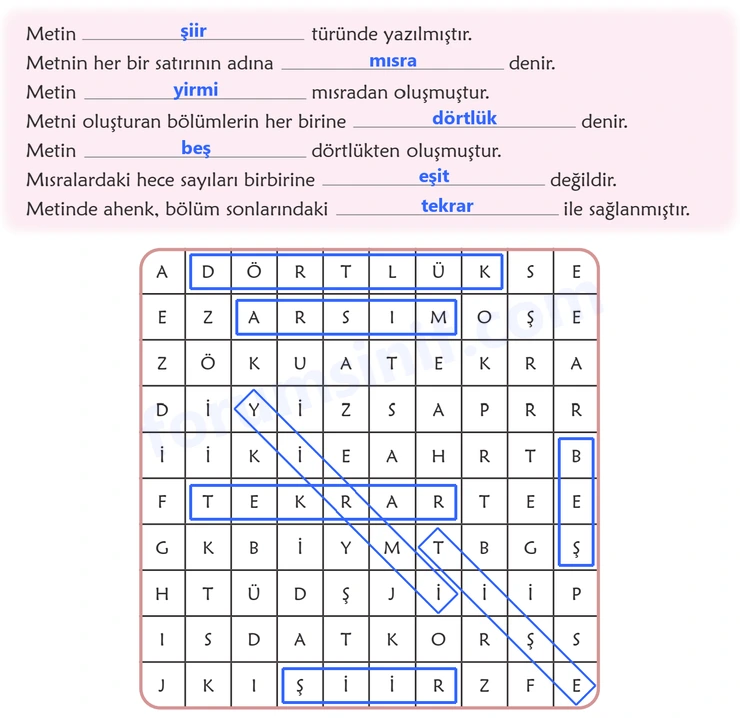 6. Sınıf Türkçe Ders Kitabı Sayfa 119 Cevapları 1. Kitap 6. Sınıf Türkçe Ders Kitabı Sayfa 119 Cevapları 1. Kitap