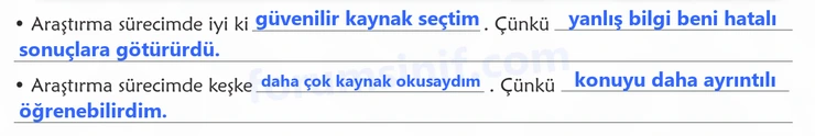 6. Sınıf Türkçe Ders Kitabı Sayfa 48 Cevapları 1. Kitap