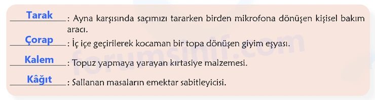 6. Sınıf Türkçe Ders Kitabı Sayfa 63 Cevapları 1. Kitap 6. Sınıf Türkçe Ders Kitabı Sayfa 63 Cevapları 1. Kitap