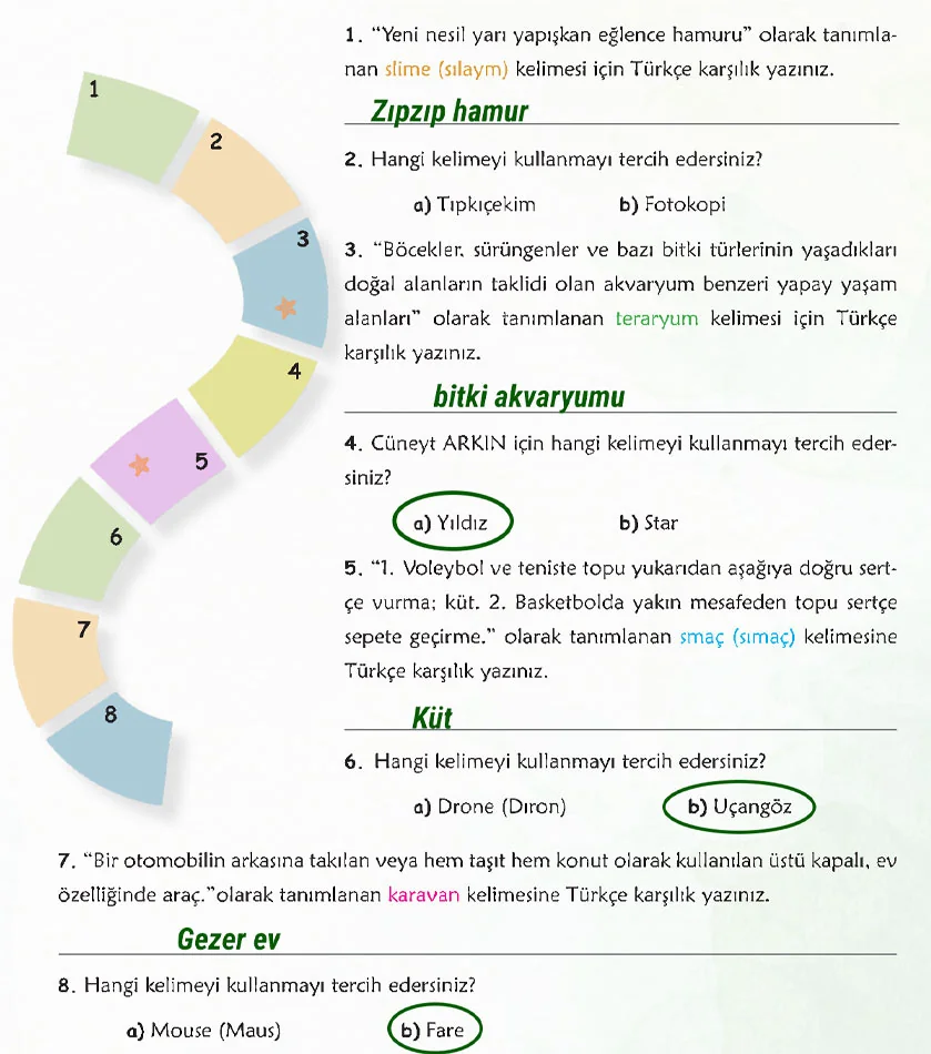 6. Sınıf Türkçe Ders Kitabı Sayfa 31 Cevapları Birinci Kitap 6. Sınıf Türkçe Ders Kitabı Sayfa 31 Cevapları Birinci Kitap
